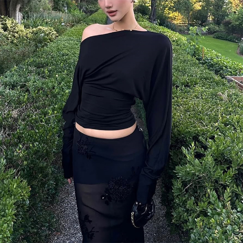 Blusa de mujer 2026 de un solo - Off Shoulder Blouse reseña y precio