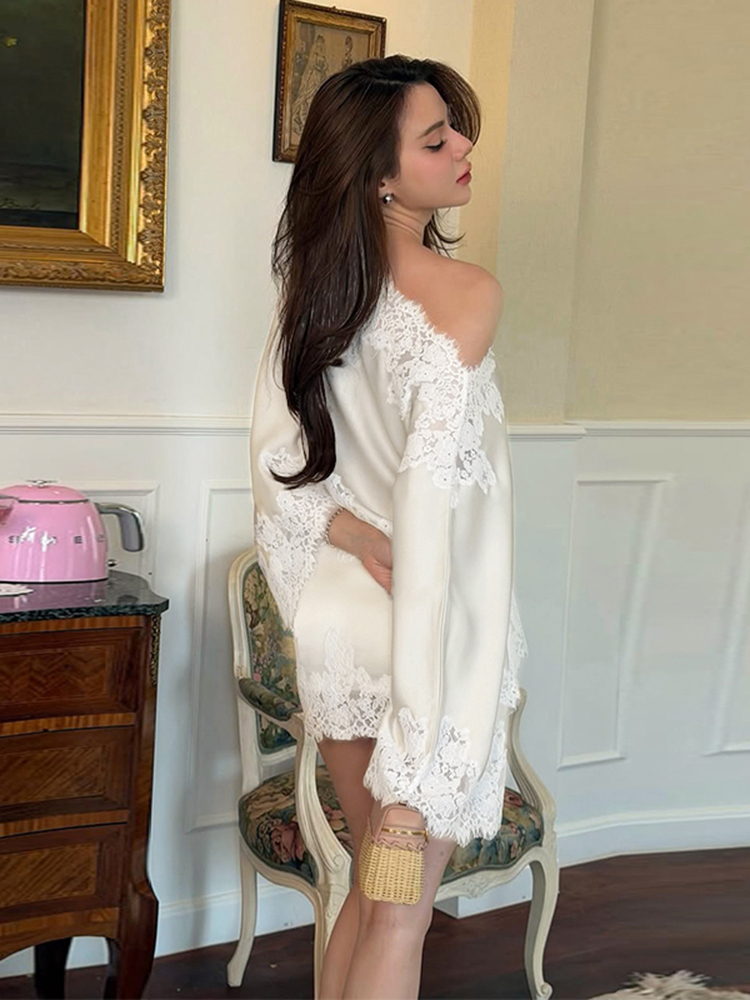 Elegante Conjunto de Falda y C - Off Shoulder Blouse reseña y precio