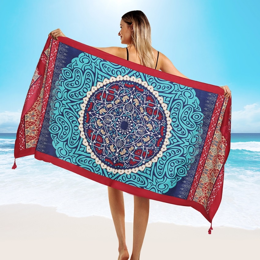Moda 90x180cm sarga de algodón - Sarong Pareo Wrap reseña y precio