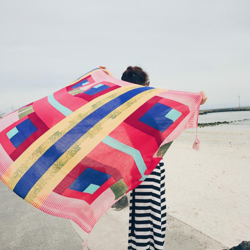 Moda 90x180cm sarga de algodón - Sarong Pareo Wrap reseña y precio