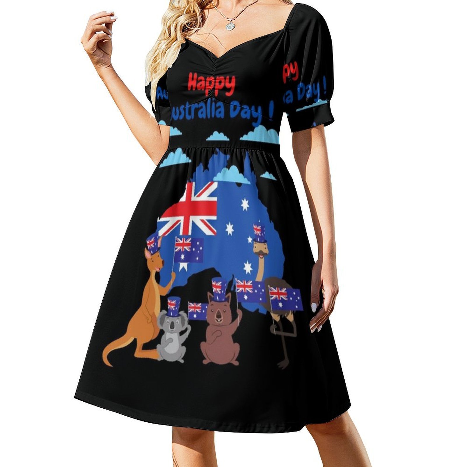 ¡Feliz día de Australia! Vesti - Summer Clothing Women Australia reseña y precio