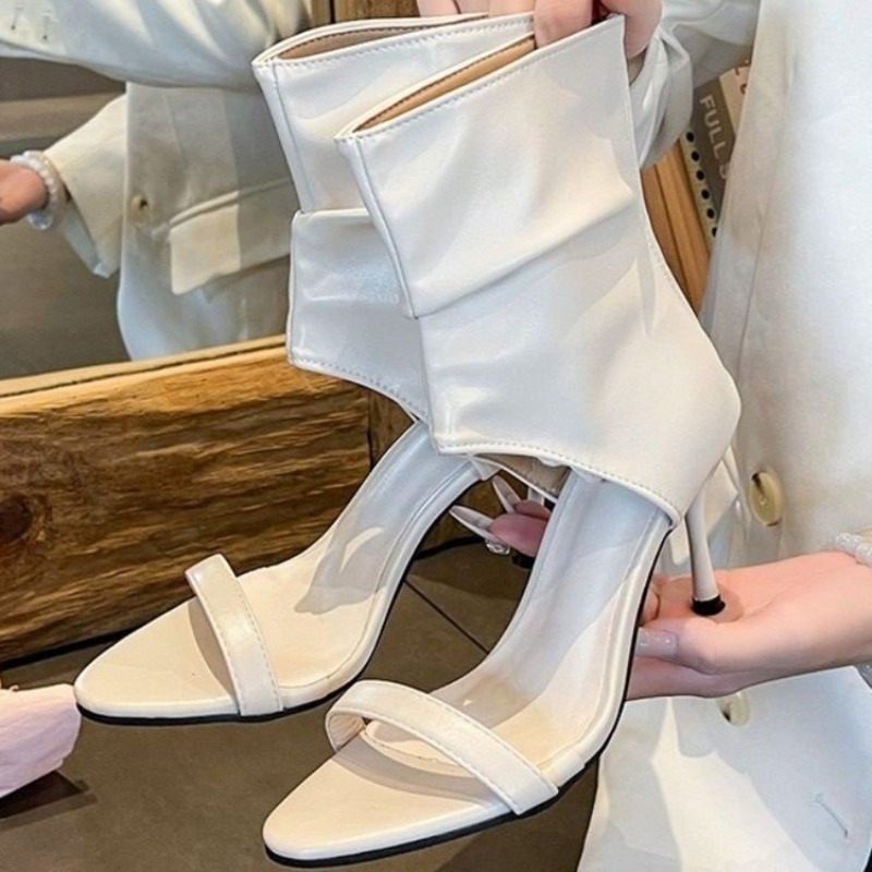 Sandalias de tacón fino con di - Summer Clothing Collection reseña y precio