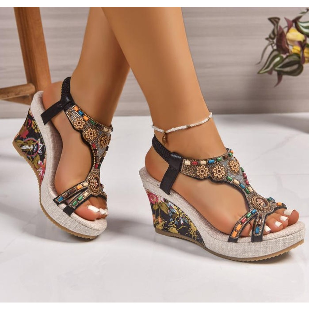 Sandalias de Plataforma con Cu - Summer Clothing Collection reseña y precio