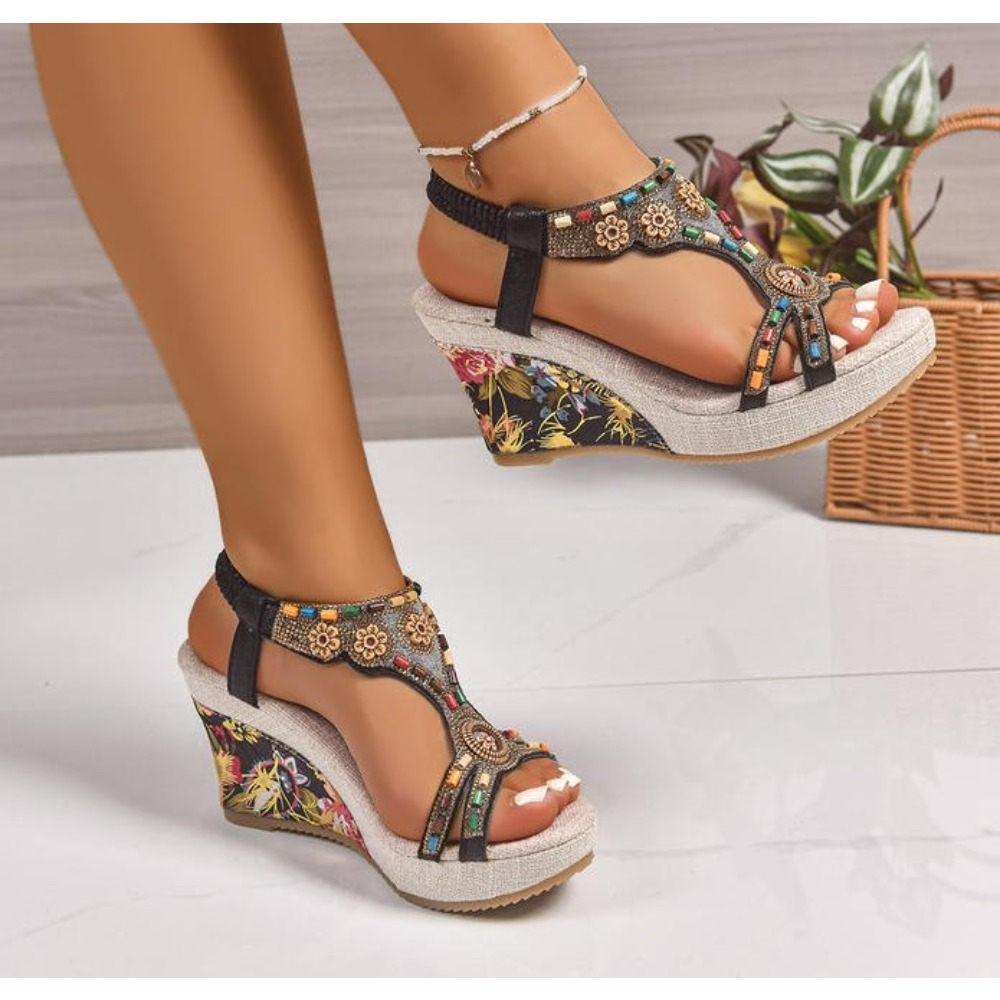 Sandalias de Plataforma con Cu - Summer Clothing Collection reseña y precio