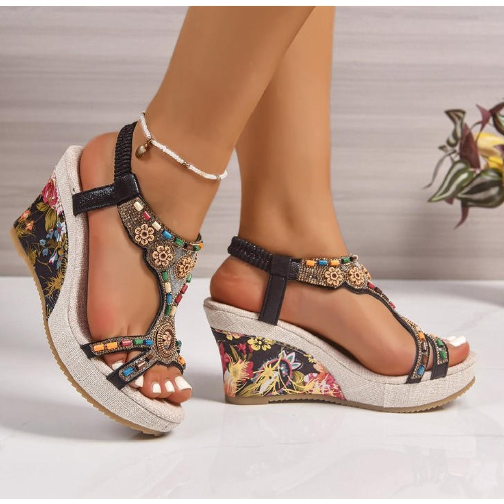 Sandalias de Plataforma con Cu - Summer Clothing Collection reseña y precio