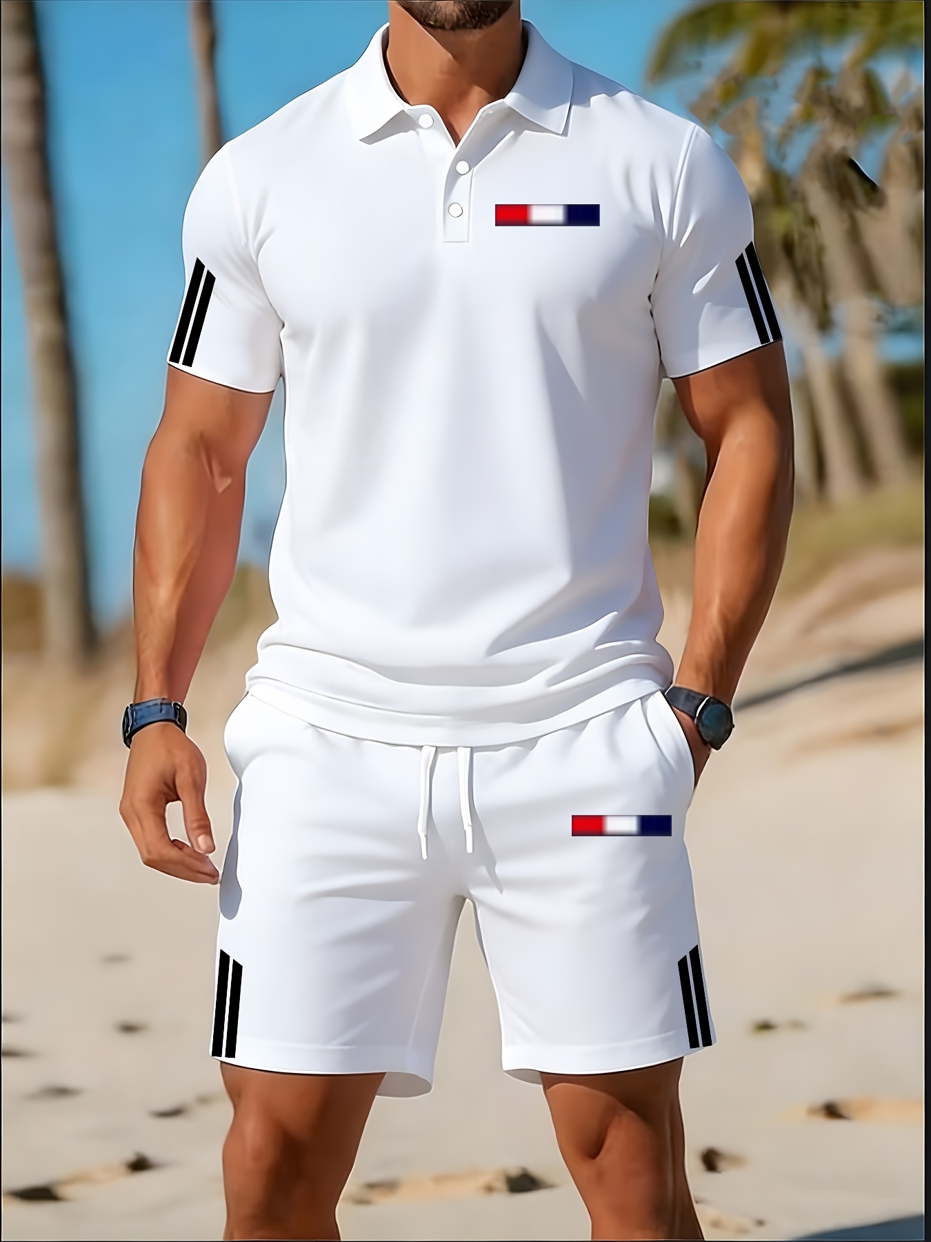 Conjunto de Polo para Hombre V - Summer Clothing Shops reseña y precio
