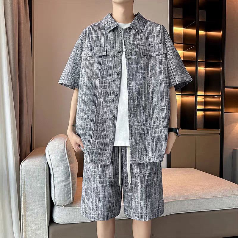 Conjunto para Hombre, Camisa d - Summer Clothing Shops reseña y precio