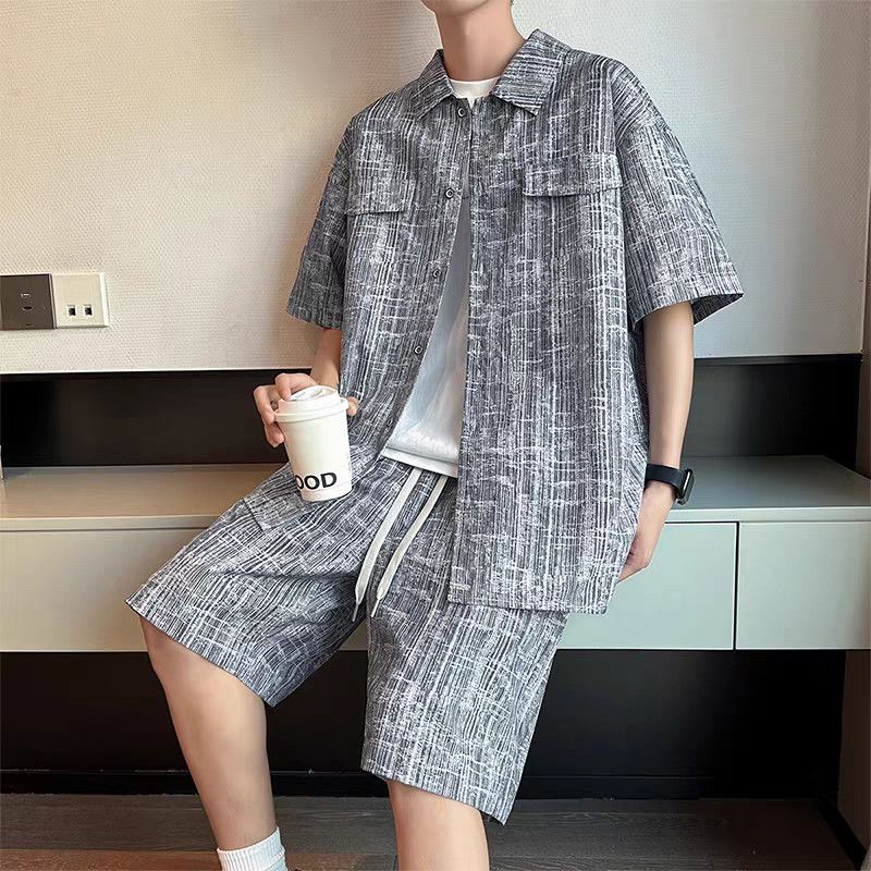 Conjunto para Hombre, Camisa d - Summer Clothing Shops reseña y precio