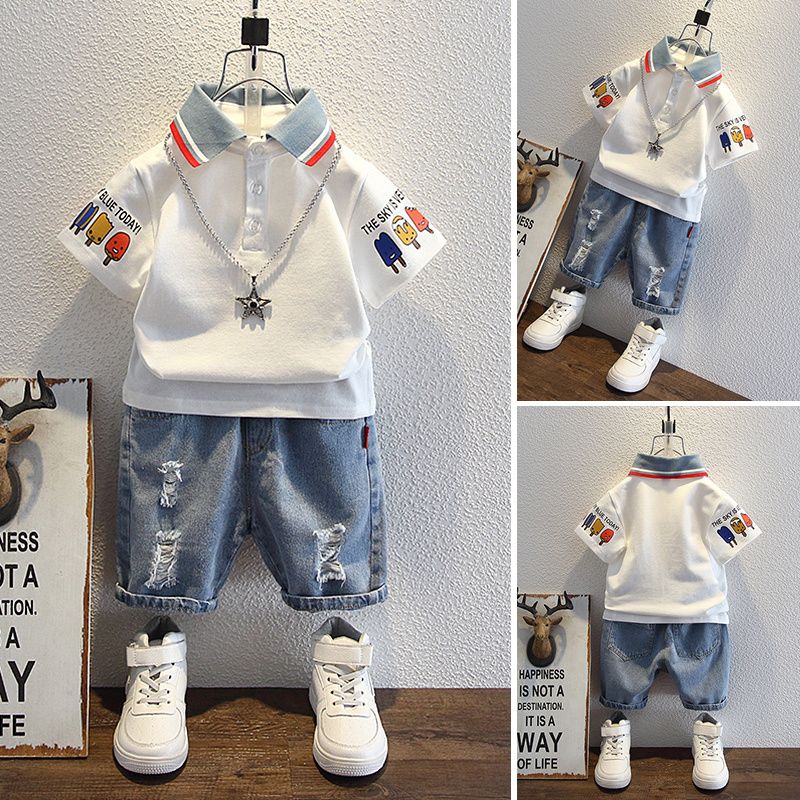 Conjunto de verano para niños  - Summer Clothing Reviews reseña y precio