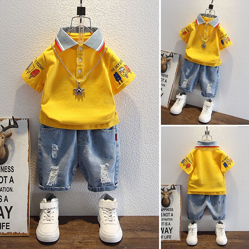 Conjunto de verano para niños  - Summer Clothing Reviews reseña y precio