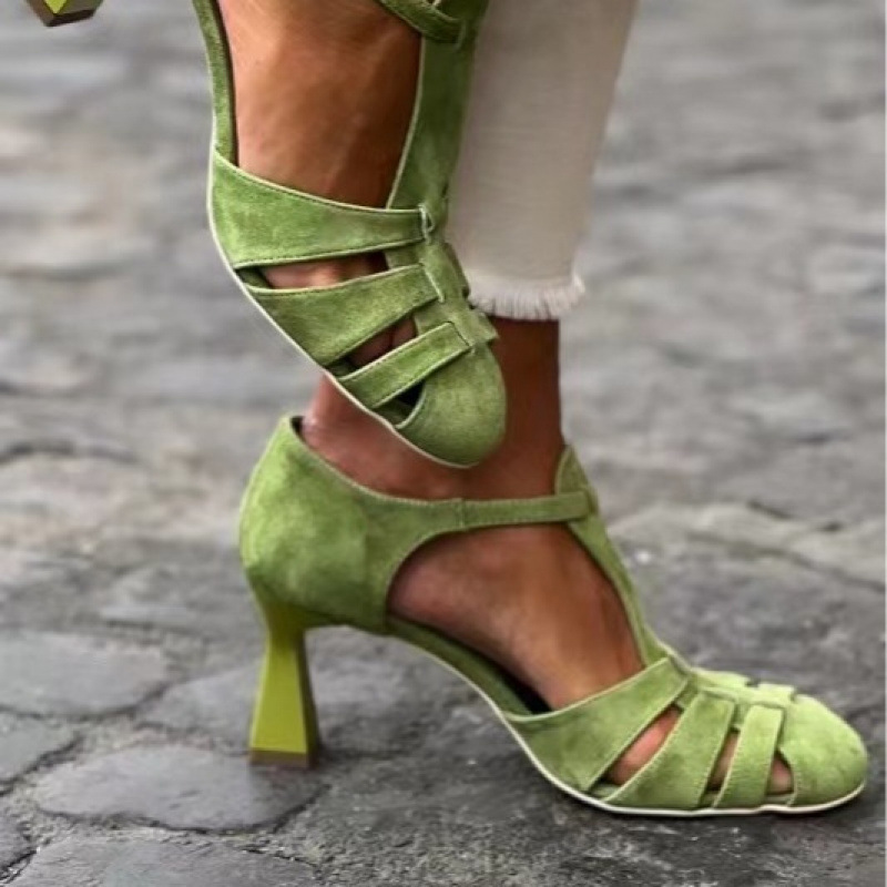 Sandalias de tacón bajo de gam - Summer Clothing Offers reseña y precio