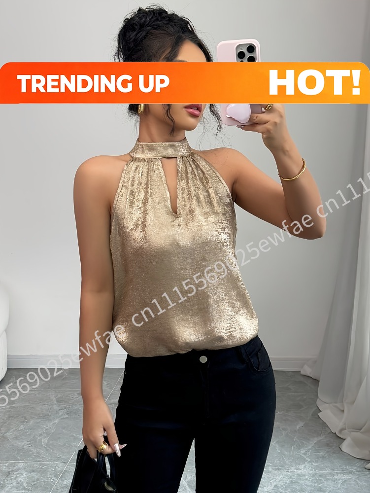 Blusa sin mangas con cuello ha - Off Shoulder Blouse reseña y precio