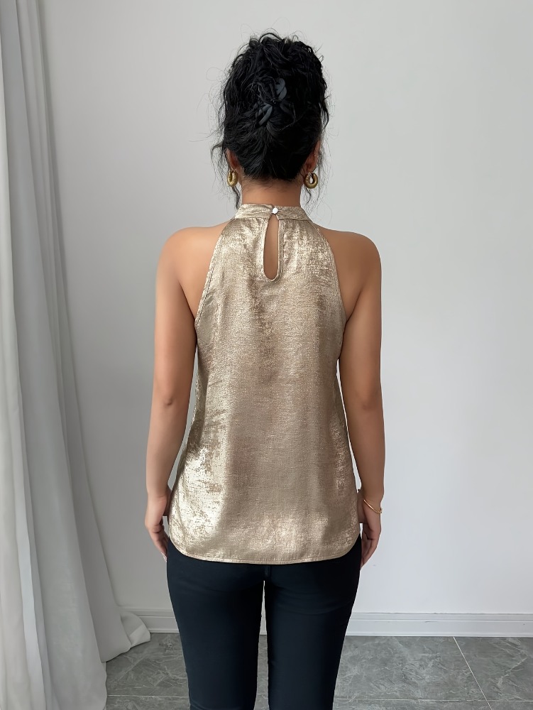 Blusa sin mangas con cuello ha - Off Shoulder Blouse reseña y precio