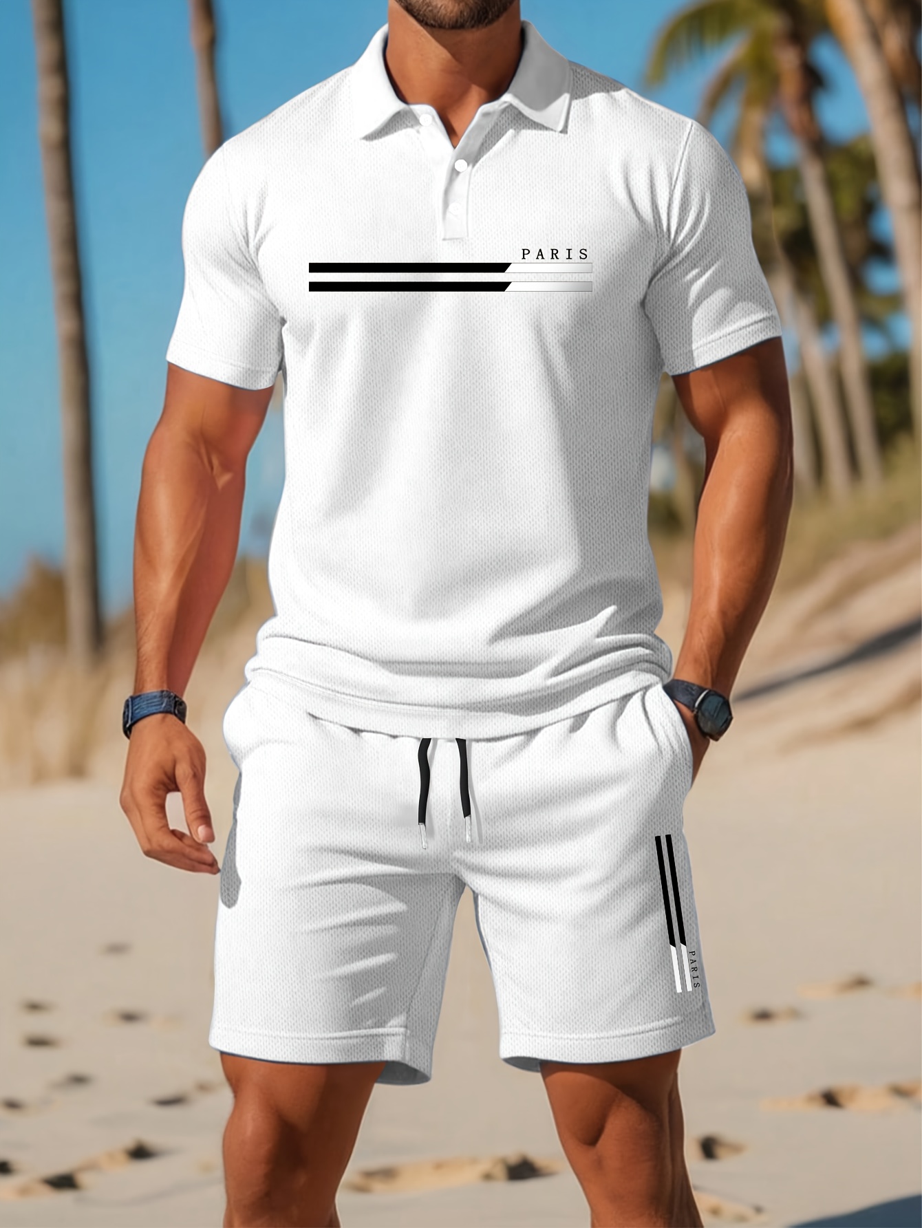 Conjunto de Polo para Hombre V - Summer Clothing Shops reseña y precio