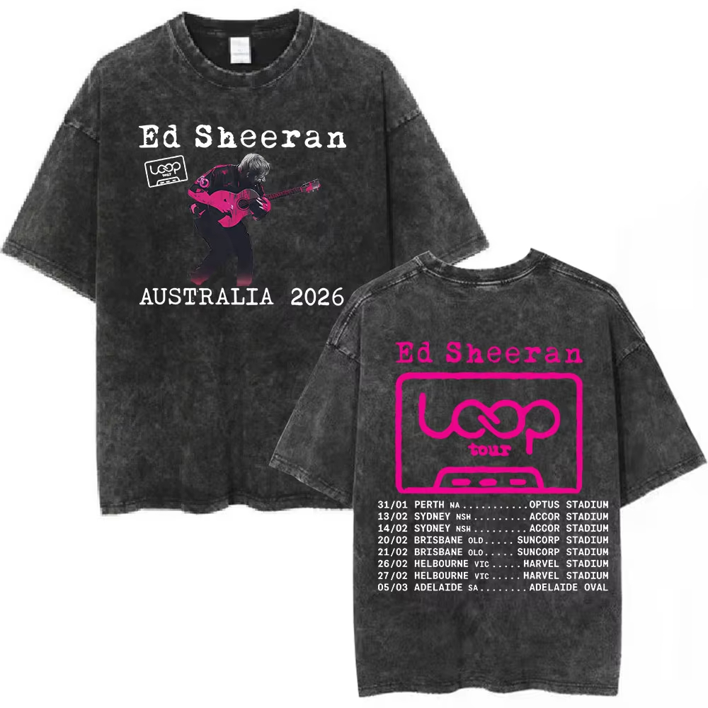 Camiseta Vintage Lavada Ed She - Summer Clothing Women Australia reseña y precio