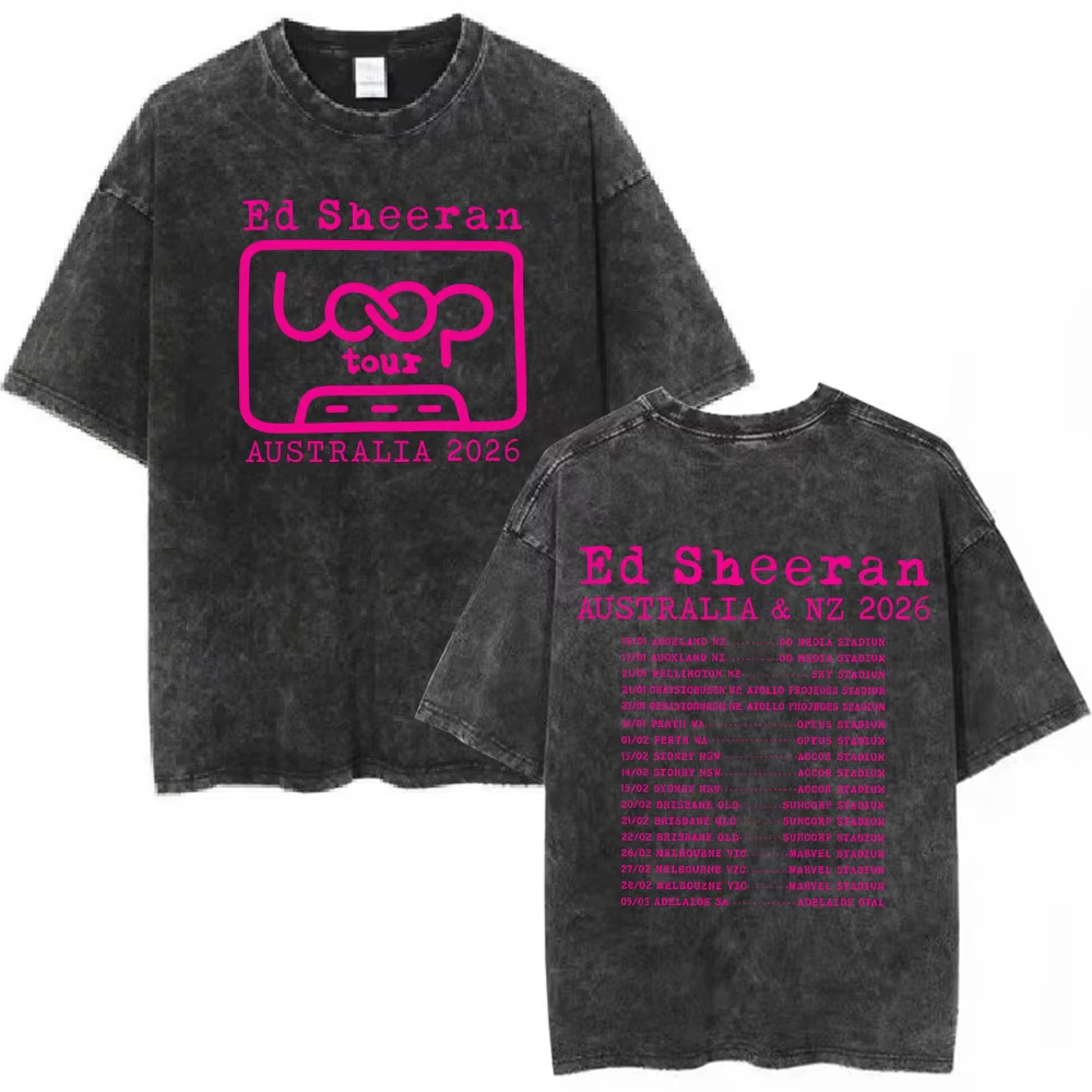 Camiseta Vintage Lavada Ed She - Summer Clothing Women Australia reseña y precio