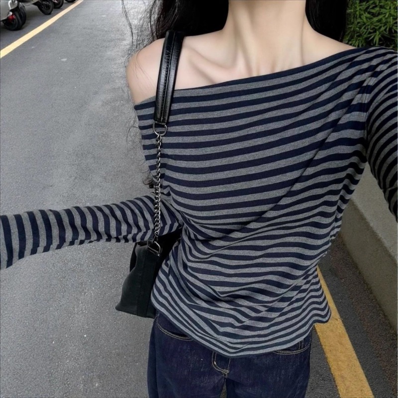 Blusa Casual de Mujer Vintage  - Off Shoulder Blouse reseña y precio