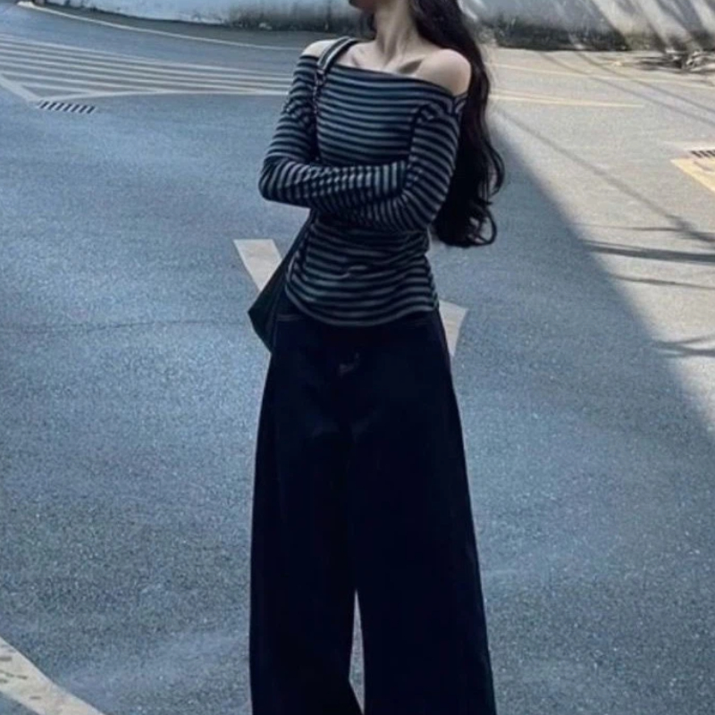 Blusa Casual de Mujer Vintage  - Off Shoulder Blouse reseña y precio
