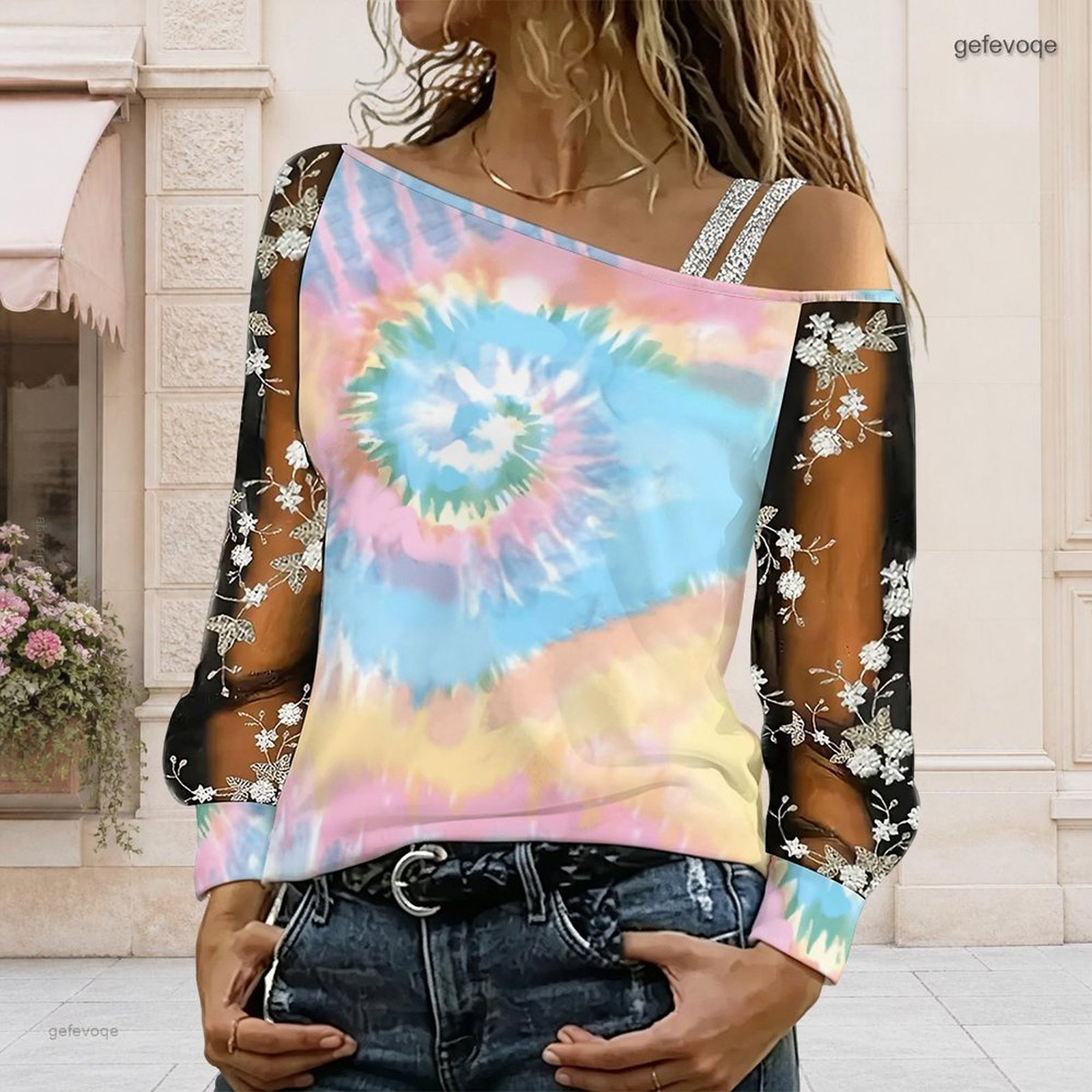 Blusa de Mujer con Hombros Des - Off Shoulder Blouse reseña y precio