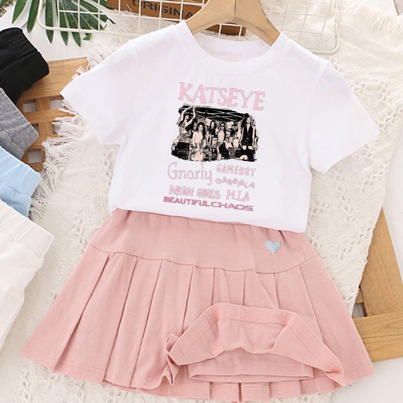 Conjunto de camiseta y falda c - Summer Clothing Gifts reseña y precio