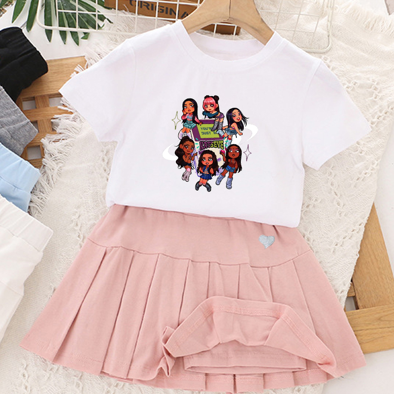 Conjunto de camiseta y falda c - Summer Clothing Gifts reseña y precio