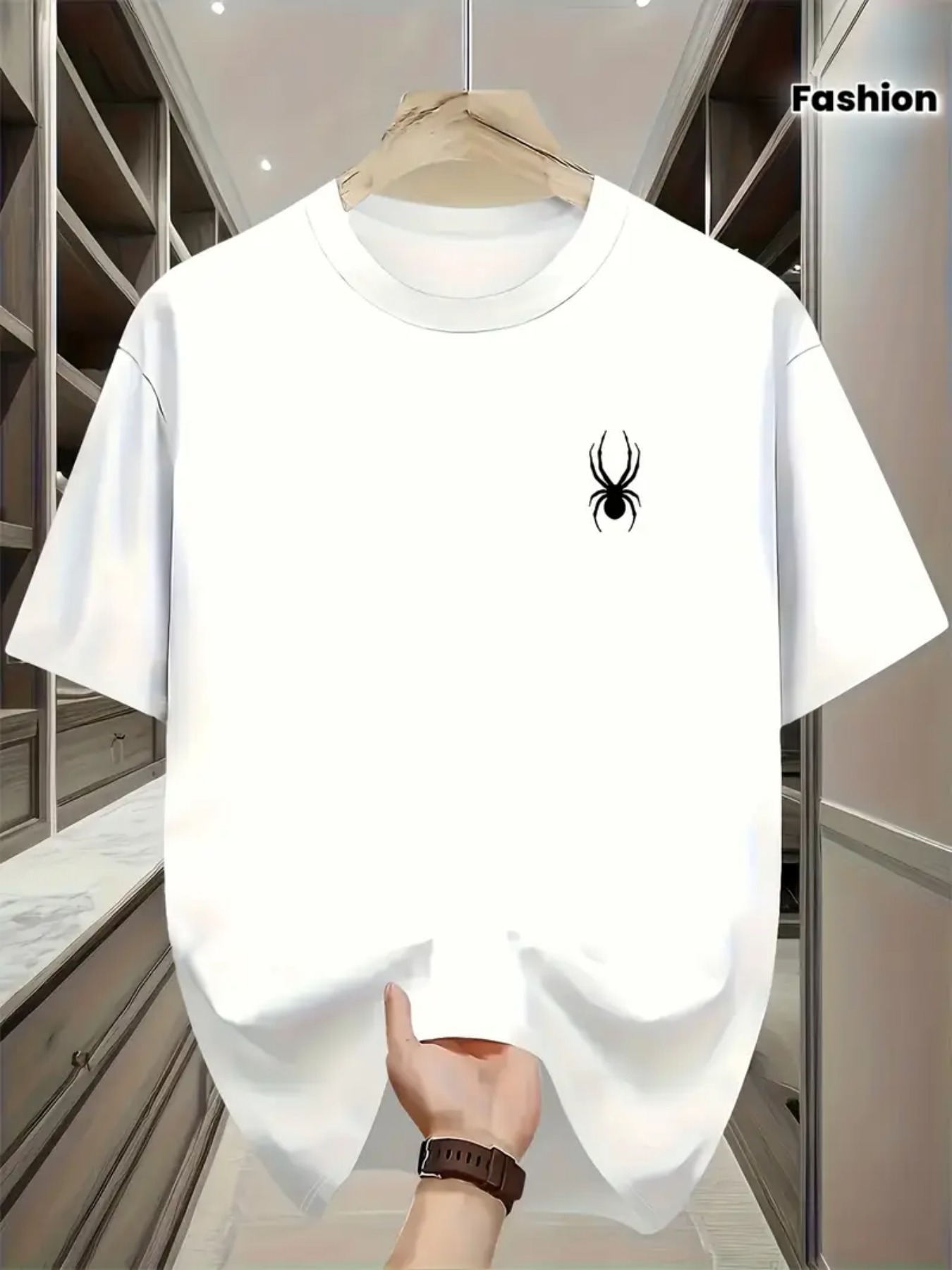 Camiseta de manga corta con pe - Summer Clothing Affordable reseña y precio