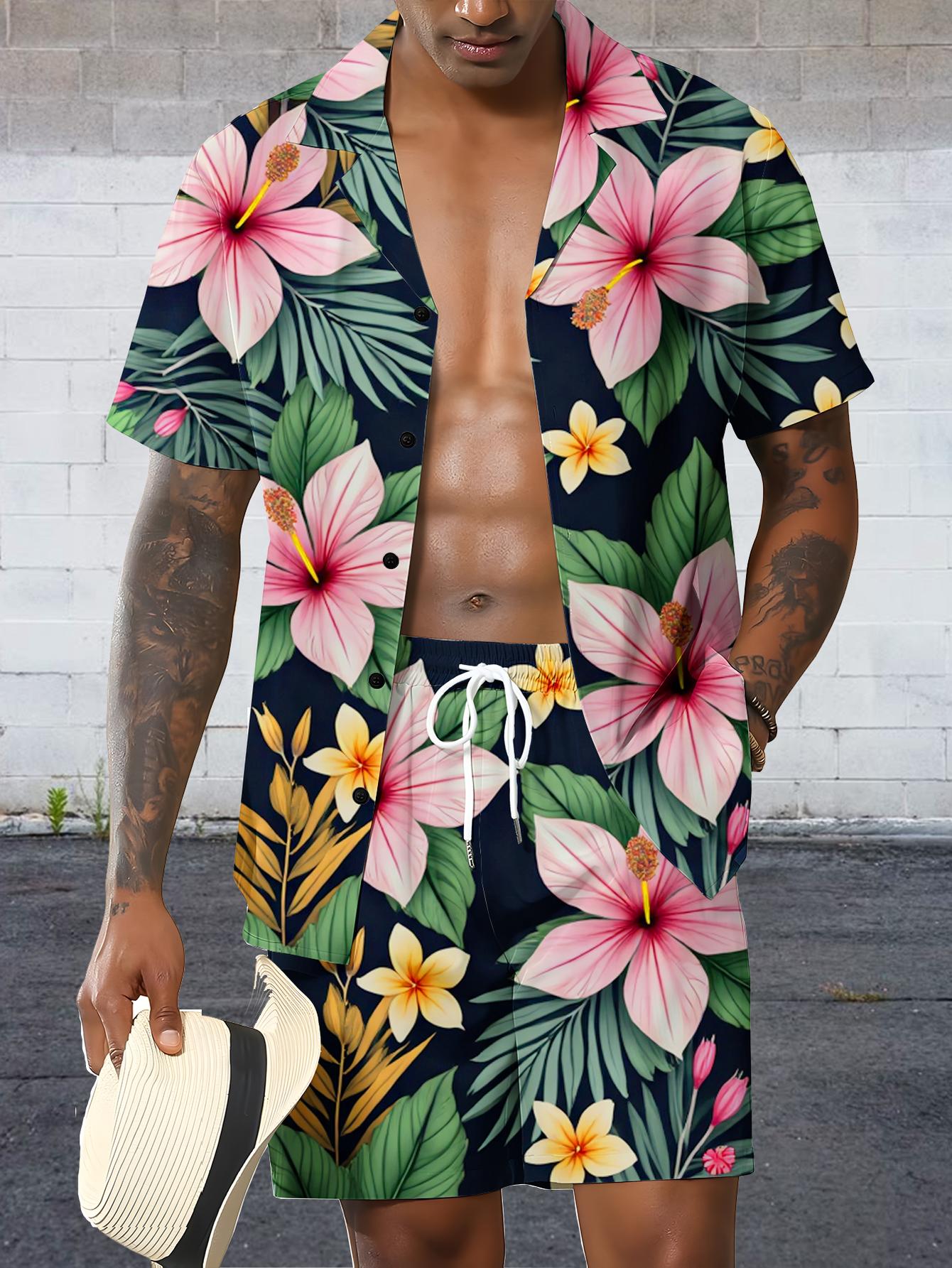 Conjuntos de Camisa para Hombr - Summer Clothing Shops reseña y precio