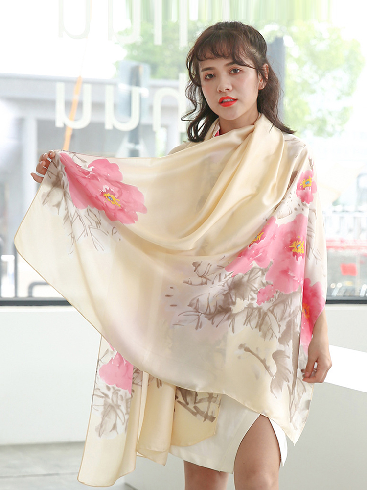 Bufanda de seda elegante de al - Sarong Pareo Wrap reseña y precio