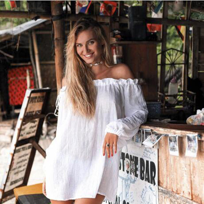 Vestido playero de algodón par - Sarong Pareo Wrap reseña y precio