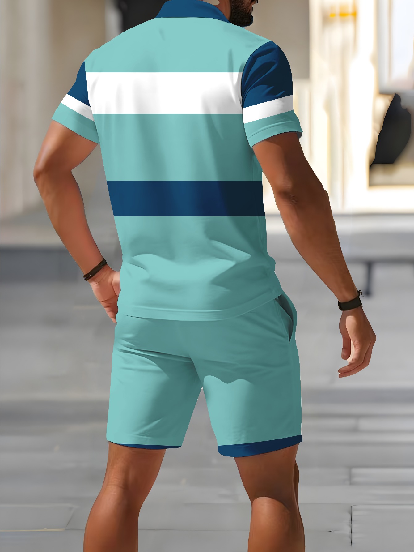 Conjunto de Polo para Hombre V - Summer Clothing Shops reseña y precio
