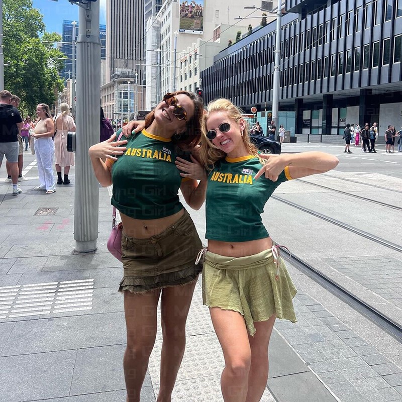 Camiseta verde de verano para  - Summer Clothing Women Australia reseña y precio