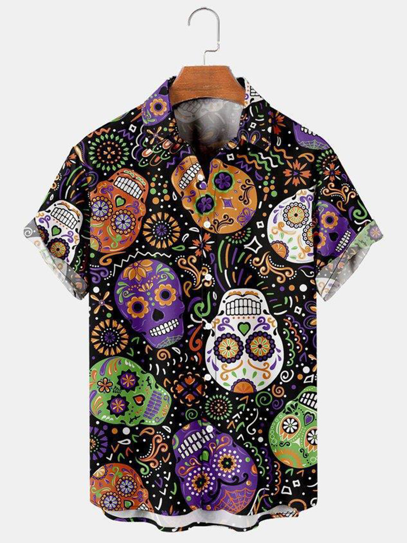 Camisa hawaiana con estampado  - Summer Clothing Affordable reseña y precio