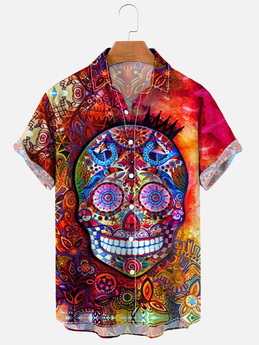 Camisa hawaiana con estampado  - Summer Clothing Affordable reseña y precio