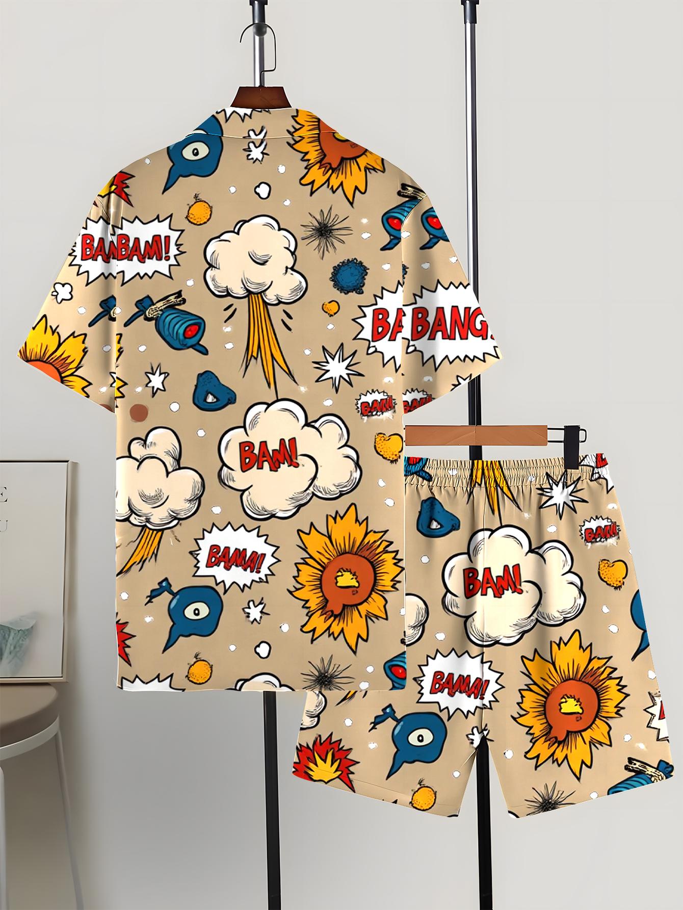 Conjuntos de Camisa para Hombr - Summer Clothing Shops reseña y precio